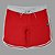 Bermuda Men's Physique Curta Vermelha com Branco - Imagem 1
