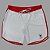 Bermuda Men's Physique Longa Branca com Vermelho - Imagem 1