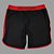Bermuda Men's Physique Curta Preta com Vermelho - Imagem 2