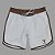 Bermuda Men's Physique Longa Branca com Café - Imagem 1
