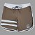 Bermuda Men's Physique Curta Café com Branco e Listras - Imagem 1