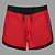 Bermuda Men's Physique Curta Vermelha com Preto - Imagem 1