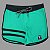 Bermuda Men's Physique Curta Verde Água com Preto e Listras - Imagem 1