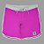 Bermuda Men's Physique Curta Pink Flúor com Branco - Imagem 1