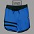Bermuda Men's Physique Longa Azul Índigo com Preto e Listras - Imagem 1