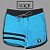 Bermuda Men's Physique Longa Blue Sky com Preto e Listras - Imagem 1