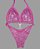 Biquíni Fit Model NPC – Rosa Claro Holográfico - Imagem 2