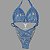 Biquíni Fit Model NPC – Azul Bebê Brilhante Holográfico - Imagem 1
