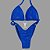 Biquíni Fit Model NPC – Azul Real Brilhante Holográfico - Imagem 1