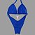 Biquíni Fit Model NPC – Azul Real Brilhante Holográfico - Imagem 2