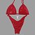 Biquíni Fit Model NPC – Vermelho Brilhante Holográfico - Imagem 2