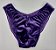 Sunga Bodybuilder – IFBB – M – Roxa em Veludo – Com costura - Imagem 1