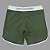 Bermuda Men's Physique Curta Verde Militar com Branco e Listras - Imagem 2