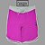 Bermuda Men's Physique Longa Pink Fluor com Branco - Imagem 1