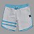 Bermuda Men's Physique Curta Branca com Blue Sky e Listras - Imagem 1