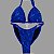 Biquíni Fit Model NPC – Azul Real Holográfico - Imagem 1