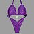 Biquíni Fit Model NPC – Roxo Brilhante Holográfico - Imagem 2
