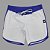 Bermuda Men's Physique Curta Branca com Azul Royal - Imagem 1