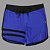 Bermuda Men's Physique Curta Azul Royal com Preto e Listras - Imagem 1