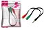CABO ADAPTADOR P3 MACHO X 2 P2 FÊMEA – PARA MICROFONE E FONE HEADSET - Imagem 1