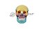 Crânio Colorido com Mandíbula móvel em 3 partes - Imagem 1