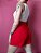 Short em alfaiataria com cinto - Vermelho - Imagem 4