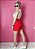 Short em alfaiataria com cinto - Vermelho - Imagem 11