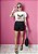 Short em alfaiataria com cinto - Preto - Imagem 2