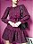 Vestido manga longa poá - Vinho - Imagem 8