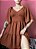 Vestido Siena - Marrom - Imagem 1