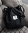 Bolsa ecobag em veludo - Preta - Imagem 1