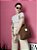 Bolsa ecobag em veludo - Marrom - Imagem 3