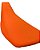 capa de banco 5inco manta universal emborrachada e impermeável laranja - Imagem 2