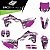 Kit Adesivo 3M  Purple Skull KXF 250 - Imagem 1