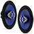 Kit 4 Alto Falante Hurricane Linha Class Quadriaxial 6 Polegada Bobina Simples 130w Rms Preto e Azul - Imagem 3
