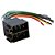 Chicote Plug Rádio Automotivo Conector Iso Kit 16 Vias Macho - Imagem 1