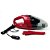 Aspirador De Pó Automotivo 12V Vermelho Portátil Com Bico Extensor - Imagem 4