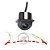 Câmera de Ré Automotiva Colorida Linhas Guias Dinâmica Universal 12V Modelo Tartaruga Completa - Imagem 2