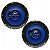 Par Alto Falante 6 Polegadas 100W RMS Triaxial 4 Ohms Bobina Simples Hurricane Potência 200W Máxima - Imagem 1