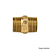 Niple Bronze Rosca x Rosca  3/4" - 602  - Eluma - Imagem 1