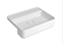 Cuba Semi-Encaixe Retangular com Mesa de 50cm L.63050.M.17 Branco Deca - Imagem 1