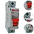 Disjuntor Unipolar Curva C 80A 10kA ED101C80A – Elitek - Imagem 1