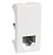 TOMADA TELEFONE RJ 11 2 FIOS BRANCO PIAL PLUS LEGRAND - Imagem 1