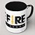 Caneca Free Fire Alça Preta - Imagem 2