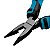 Alicate Bico Meia-Cana Mini 5" Reto (CR-V) Gross - Imagem 2