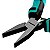 Alicate Bico Meis-Cana Mini 5" Reto Longo (CR-V) Gross - Imagem 2