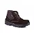 Botina Nobuck Dubai Café Bico PVC Bidensidade Isolada Bracol - Imagem 1