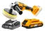 Politriz Angular 20V Brushless Com Bateria e Carregador Ingco - Imagem 1