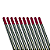 Eletrodo Tungstênio 4,00 X 150mm - Vermelho (10 Unidades) - Imagem 1
