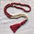Japamala Semente de Açaí Branco e Vermelho, 108 Contas, 9mm - Imagem 3
